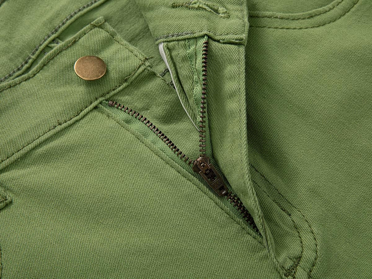 Men'S Ripped Jeans Slim Fit Skinny Stretch Comfy Denim Jeans Pants