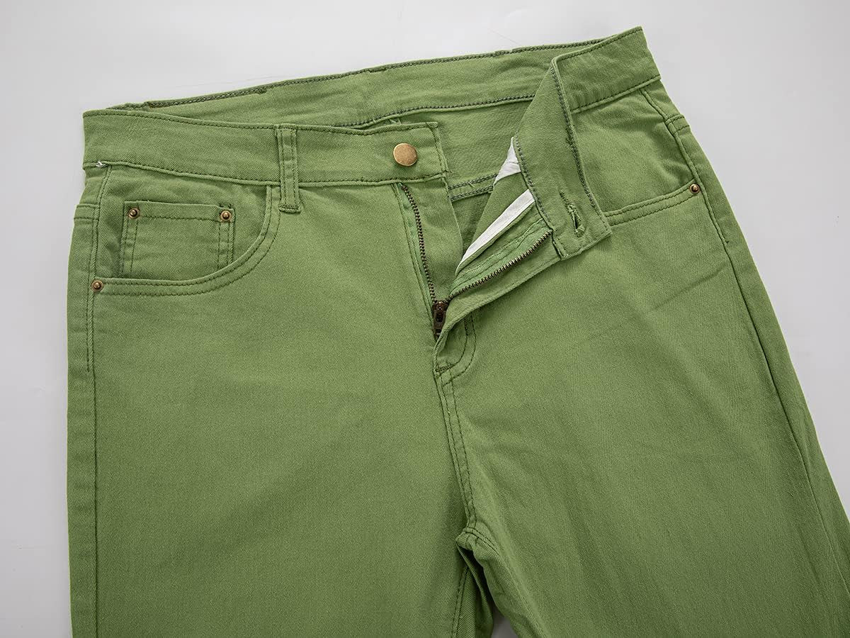 Men'S Ripped Jeans Slim Fit Skinny Stretch Comfy Denim Jeans Pants